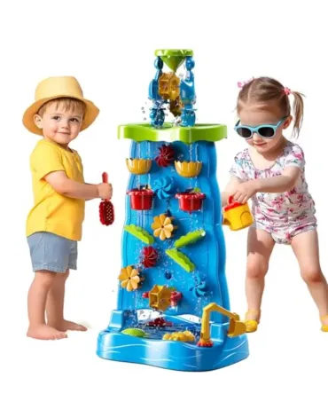 Water Table for Toddlers 13 Ages 48 DoubleSided Waterfall Discovery Wall with Rich Activity Set Summer Outdoor Beach Sensory Sand Water Play Table Toys Birthday Gifts for Boys and Girls Water Table for Toddlers 13 Ages 48 DoubleSided Waterfall Discovery Wall with Rich Activity Set Summer Outdoor Beach Sensory Sand Water Play Table Toys Birthday Gifts for Boys and Girls