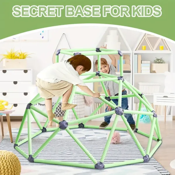 Climbing Tower - Active Outdoor Fun for Kids Ages 3 to 6 Years Old, Green Or Blue.