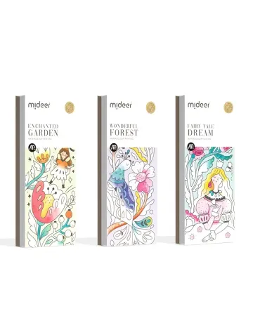 MiDeer Water Coloring Books for Kids Ages 4-8, Pocket Watercolor Painting Book Kit for Toddlers, 3 Pack MiDeer Water Coloring Books for Kids Ages 4-8, Pocket Watercolor Painting Book Kit for Toddlers, 3 Pack