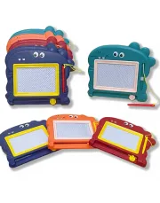 12pcs Mini Dinosaur Magnetic Drawing Boards - Erasable Doodle & Sketch Pads for Kids Ages 3-6, Perfect Birthday Party Favors And Goodie Bag Fillers