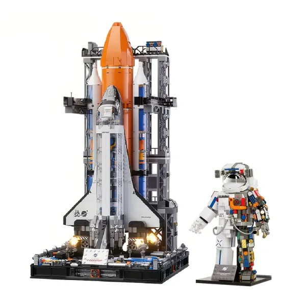 Super Space Shuttle Building Block, High Quality Large Size Space Shuttle Model, Space Rocket Model, Science Fiction Model, Home Decor Puzzle Model, Halloween, Christmas Gifts 