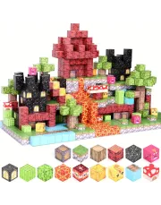 100pcs Magnetic Building Block Set - Future City Construction Toy, STEM Science Education. Ideal for Boys and Girls Aged 3+ as Birthday/Christmas Gifts. Indoor & Outdoor Creative Building Game 100pcs Magnetic Building Block Set - Future City Construction Toy, STEM Science Education. Ideal for Boys and Girls Aged 3+ as Birthday/Christmas Gifts. Indoor & Outdoor Creative Building Game