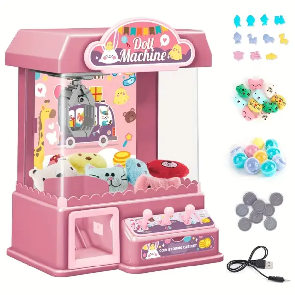 Claw Machine for Kids Claw Game Toy Grabber Game Claw Machine with Sounds & Light for Kids Educational Gifts for Boys & Girls