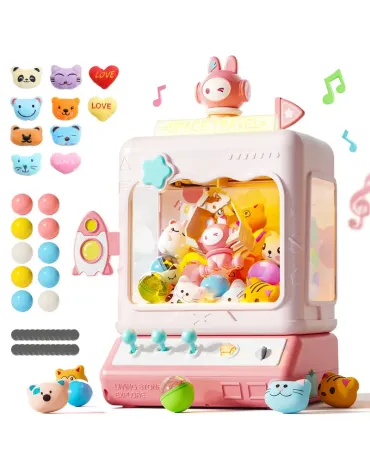 Space Claw Machine, Candy Dispenser Arcade Game, Mini Electronic Arcade Game Vending Machine, Birthday Christmas Gifts Space Claw Machine, Candy Dispenser Arcade Game, Mini Electronic Arcade Game Vending Machine, Birthday Christmas Gifts