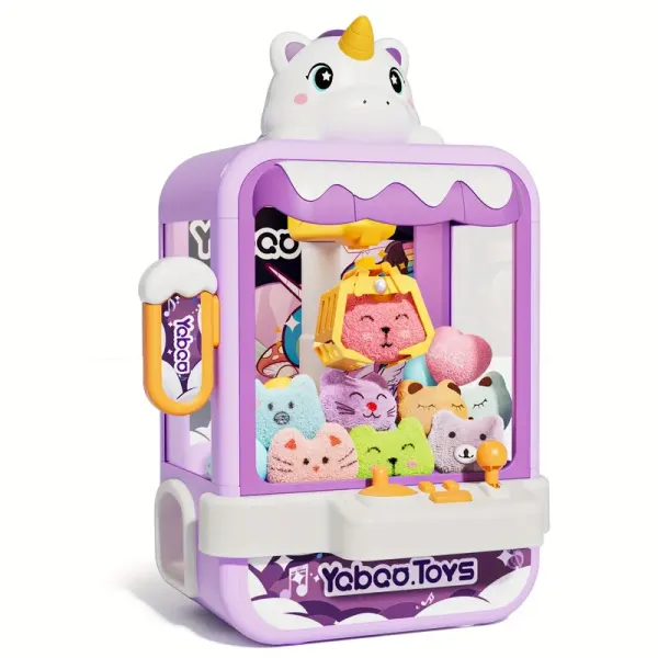 20pcs Claw Machine For Kids Girls Boys With Sound, Vending Claw Machines Arcade Game Toys For Kids Girl Ages 3-4 4-6 4-8